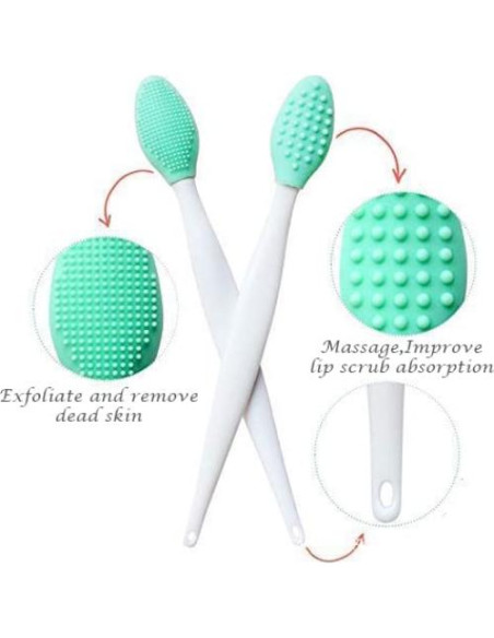 Cepillo Exfoliante de Labios YOUKOOL Doble Cara 2 PCS