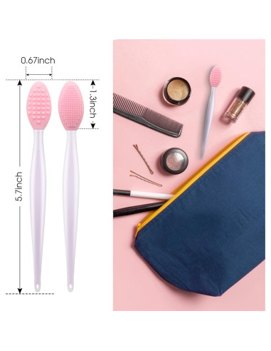 Cepillo Exfoliante de Labios YOUKOOL Doble Cara 2 PCS