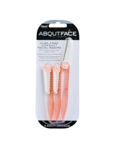 Maquinillas de Afeitar Faciales Compactas Kai - 3 Piezas