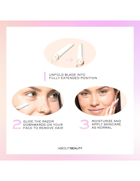 Maquinillas de Afeitar Faciales Compactas Kai - 3 Piezas