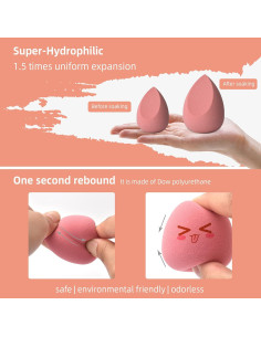 Juego de 4 Esponjas de Maquillaje COSTICA - Multicolor 2