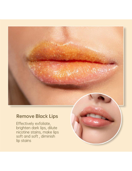 Exfoliante de Labios YJLYQF con Cúrcuma y Limón 90g Exfoliante de Labios YJLYQF con Cúrcuma y Limón 90g