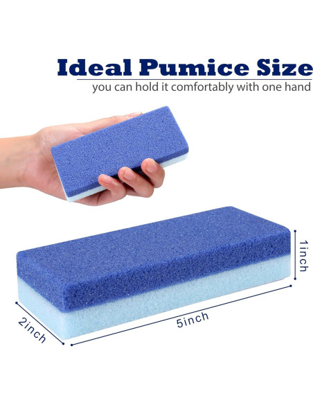 Paquete de 6 Piedras Pumice EWAGOA para Pies Exfoliadoras