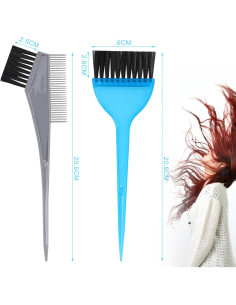 Brochas Profesionales para Tinte de Cabello Acooruiteng - 2 Pcs 2