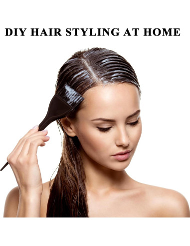 3 Brochas para Teñir el Cabello Ymapinc - Plástico Negro