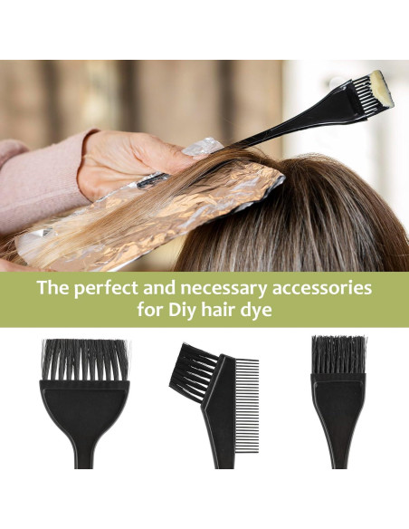 Juego de Brochas para Tinte de Cabello Abeillo - 3 Piezas Juego de Brochas para Tinte de Cabello Abeillo - 3 Piezas