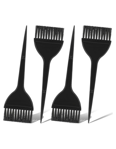 Juego de 4 Pinceles para Teñir el Cabello YQQYG - Negro
