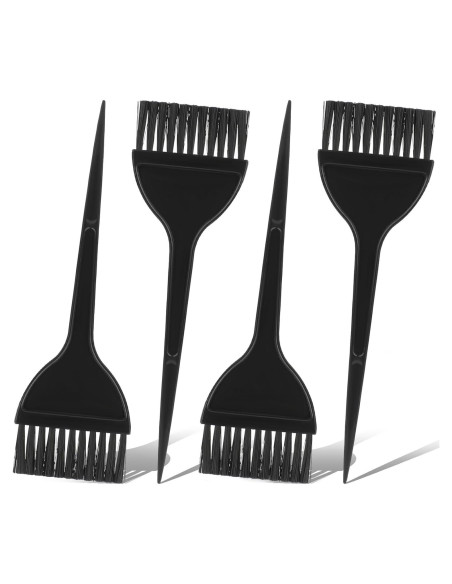 Juego de 4 Pinceles para Teñir el Cabello YQQYG - Negro