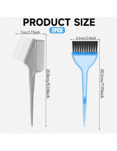 Kit de Brochas para Teñir el Cabello Sliverdew 2 Pcs 2