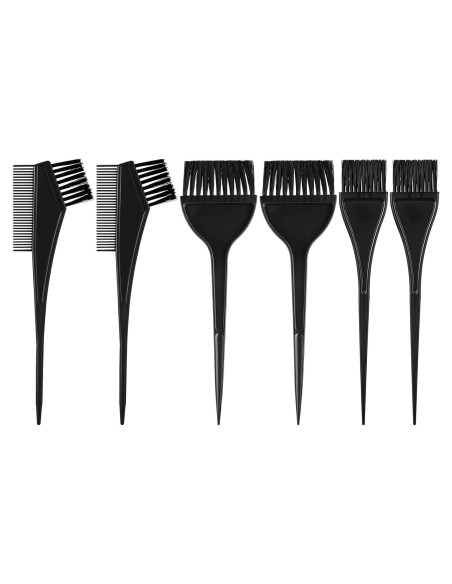 Set de 6 brochas para teñir Oruola - Color negro - Profesional