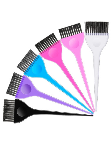 Conjunto de brochas para teñir Boao 6 piezas colores variados