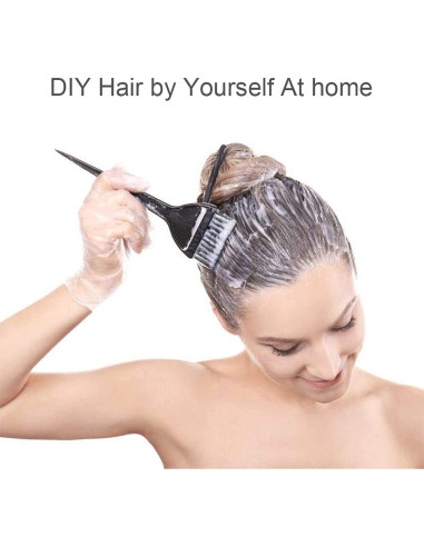 20 Brochas para Tinte de Cabello Hulless - Aplicador Profesional