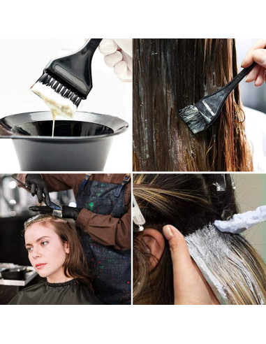 20 Brochas para Tinte de Cabello Hulless - Aplicador Profesional