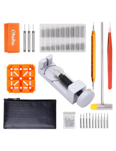 Kit de Herramientas de Reparación de Reloj Ohuhu 166PCS