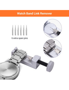 Kit de Herramientas de Reparación de Reloj Ohuhu 166PCS 2