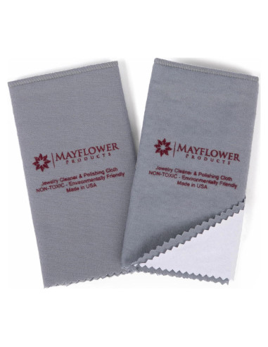 Juego de 2 Paños de Pulido Mayflower 100% Algodón 28x36 cm