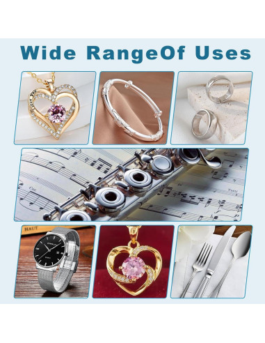 Paquete de 3 Paños de Limpieza de Joyería Phinus 25.4x30.5cm