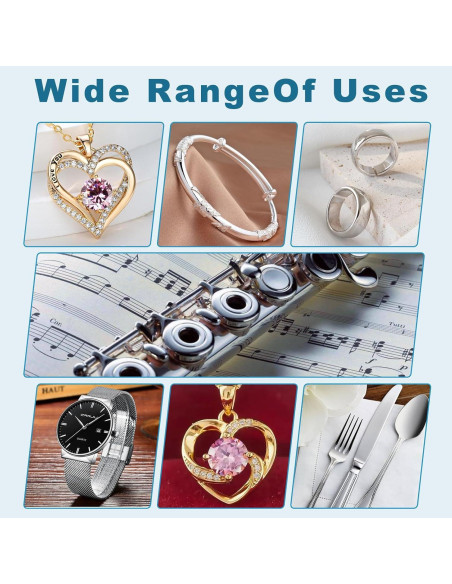 Paquete de 3 Paños de Limpieza de Joyería Phinus 25.4x30.5cm