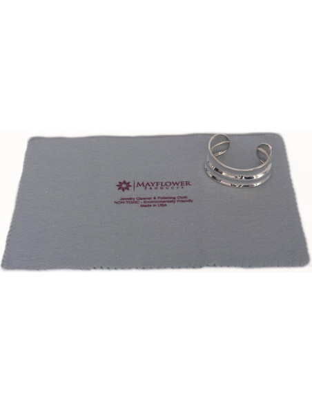 Juego de 2 Paños de Pulido Mayflower 100% Algodón 28x36 cm Juego de 2 Paños de Pulido Mayflower 100% Algodón 28x36 cm