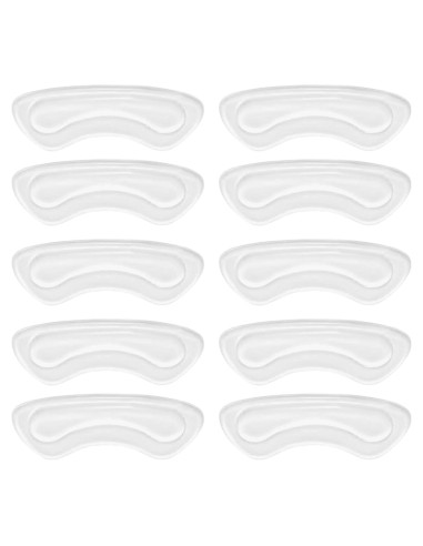 Almohadillas de Talón EACOZY - 5 Pares Transparentes para Zapatos