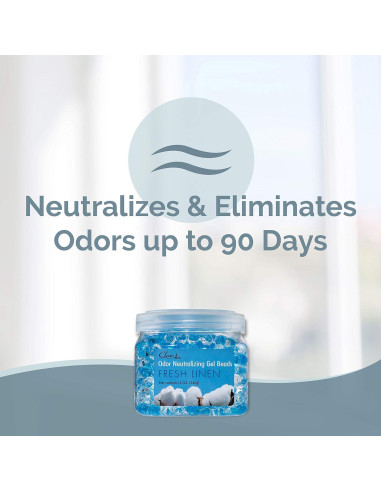 Gel Eliminador de Olores Clear Air - 340 g - Aroma a Ropa Fresca