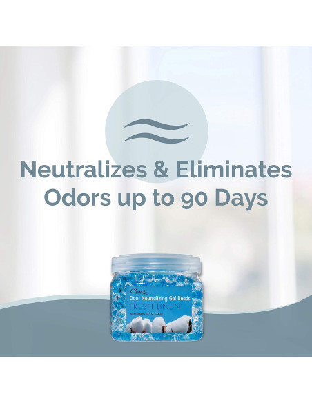 Gel Eliminador de Olores Clear Air - 340 g - Aroma a Ropa Fresca