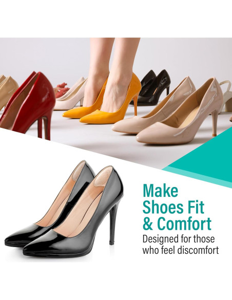 Almohadillas de Talón Comfwalk Beige 4 Pares Autoadhesivas