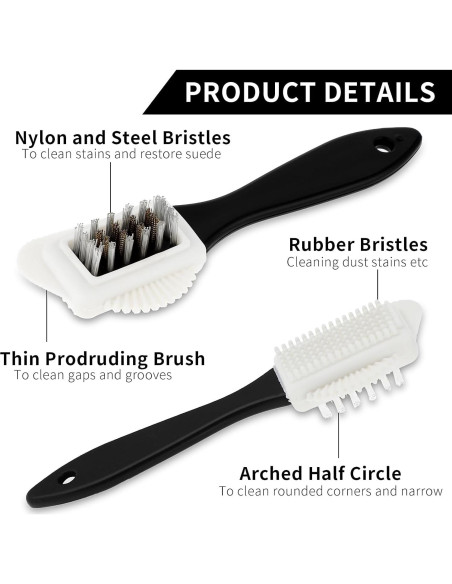 Kit de Cuidado de Zapatos Amabro - 3 Piezas para Suede y Nubuck Kit de Cuidado de Zapatos Amabro - 3 Piezas para Suede y Nubuck