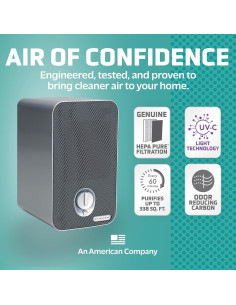 Purificador de Aire HEPA GermGuardian AC4100, 28 cm, Plata 2