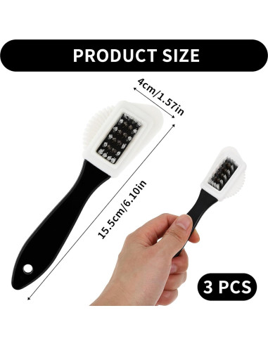 Kit de Cuidado de Zapatos Amabro - 3 Piezas para Suede y Nubuck