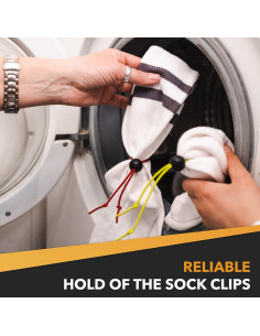 Clips para Calcetines Homeffect - Soporte Lavadora y Secadora 2