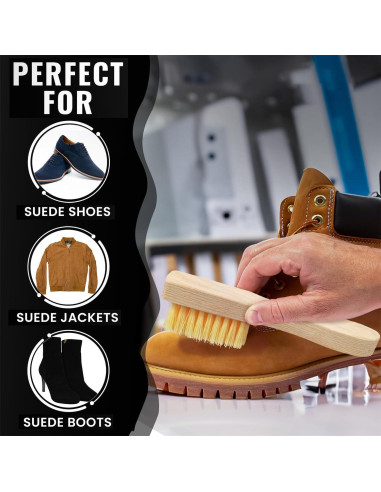 Kit de Limpieza de Suede y Nubuck Favolosa - Cepillo y Borrador