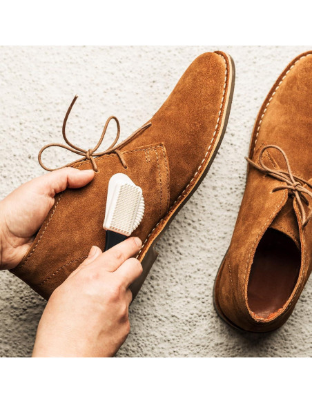 Cepillo de Ante 4 en 1 Mallbaola para Limpieza de Cuero