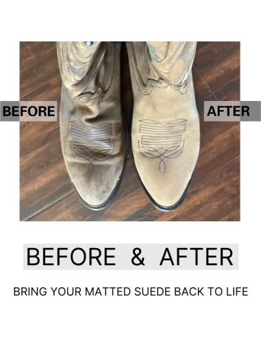 Kit de Limpieza de Suede y Nubuck Favolosa - Cepillo y Borrador