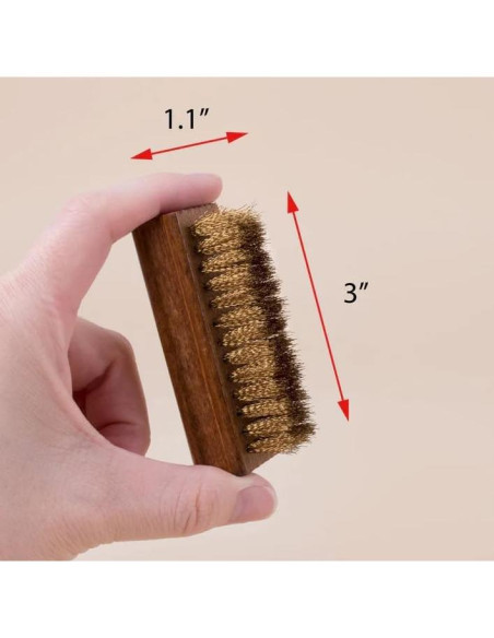 Juego de Cepillos para Zapatos de Ante FootFitter - 2 Piezas