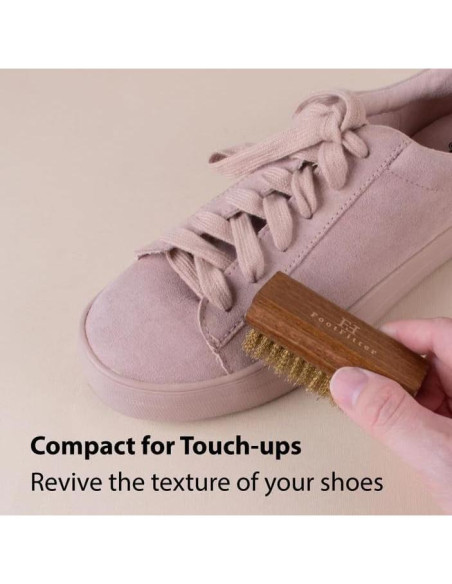 Juego de Cepillos para Zapatos de Ante FootFitter - 2 Piezas