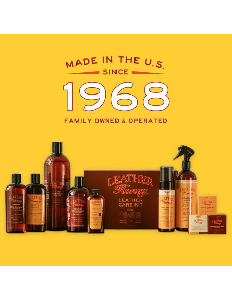 Kit de Cuidado Suede y Nubuck Leather Honey - Limpiador, Protector y Cepillo
