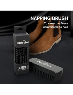 Cepillo de Ante Histotree con Mango de Madera - Limpiador Natural 2