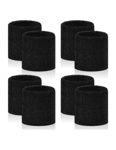 Bandas de Sudor para Muñeca PEASUG - 8 Piezas Absorbentes