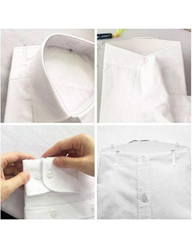 Clips de Plástico Transparente Tipo Cocodrilo MEETOOT 300pcs 38mm