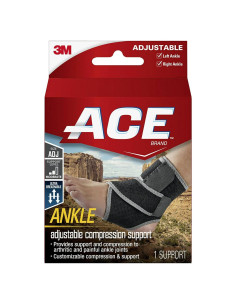 Soporte de Tobillo de Compresión Ajustable ACE - Talla Única