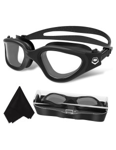 Gafas de natación polarizadas WIN.MAX Antivaho UV Todo Negro