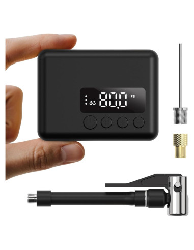 Mini Bomba Eléctrica de Bicicleta Tenlox 150, Inflado Rápido 25s