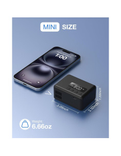 Mini Bomba Eléctrica de Bicicleta Tenlox 150, Inflado Rápido 25s 2