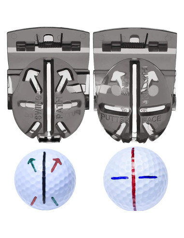Marcador de Pelotas de Golf CUALFEC GolfLineMarking 8 Pack