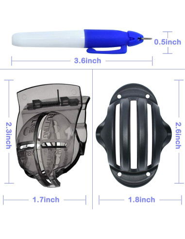 Marcador de Pelotas de Golf CUALFEC GolfLineMarking 8 Pack