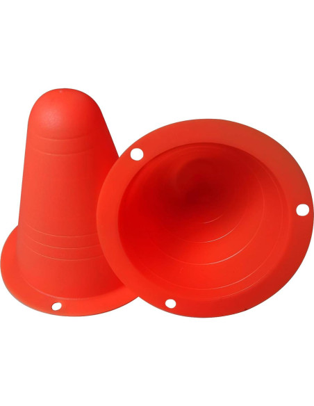 Conjunto de 30 Conos Deportivos Huntoshon - 8 cm, 6 Colores Conjunto de 30 Conos Deportivos Huntoshon - 8 cm, 6 Colores