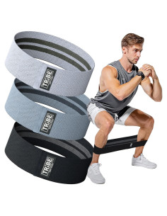 Conjunto de 3 Bandas de Resistencia Tribe Lifting para Piernas