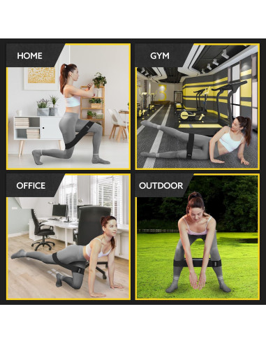 Conjunto de 3 Bandas de Resistencia Tribe Lifting para Piernas