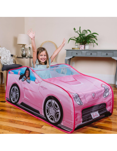 Carpa Convertible Barbie - Juguete Rosa con Sonidos 66.68x132.08cm